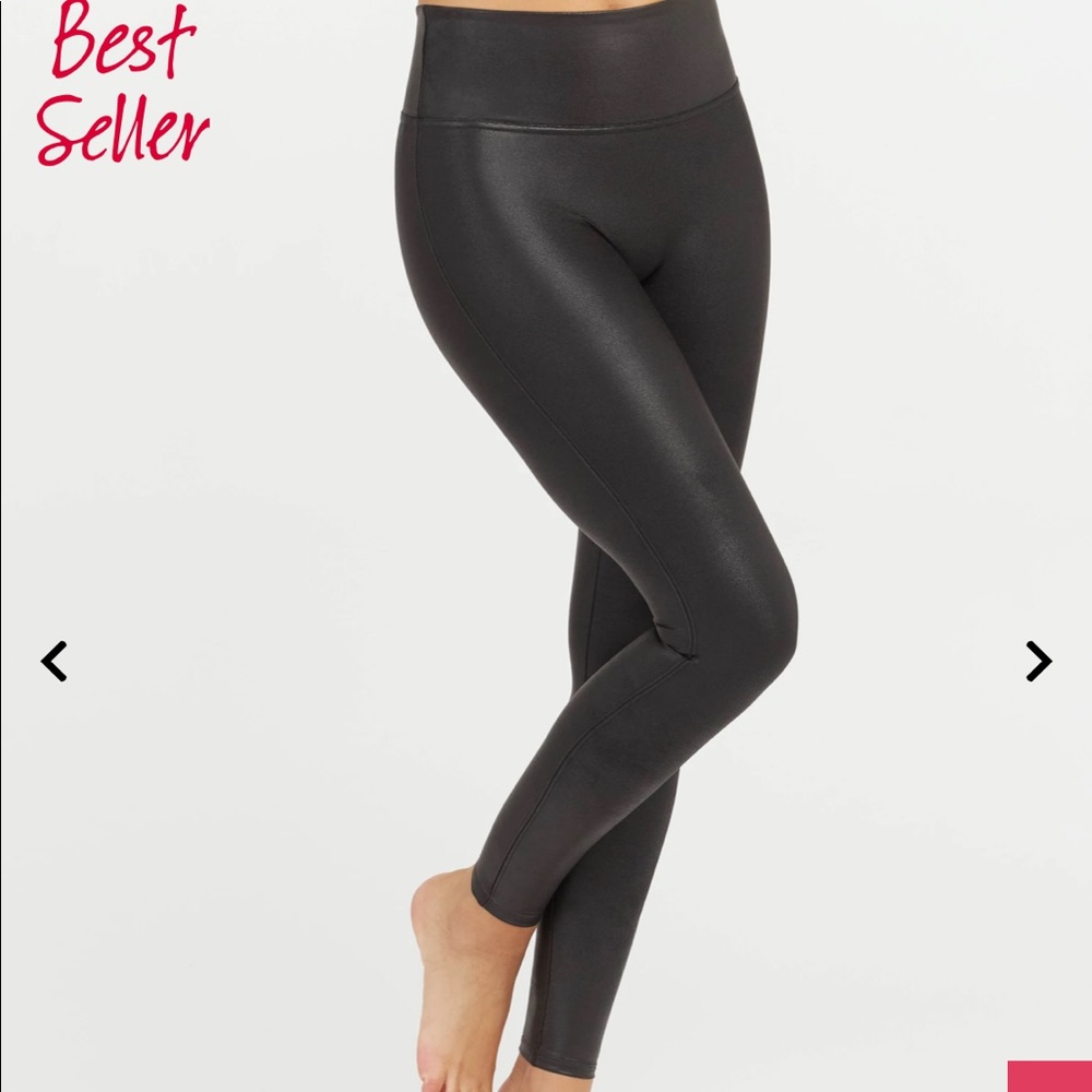 Spanx Faux Leather Leggings